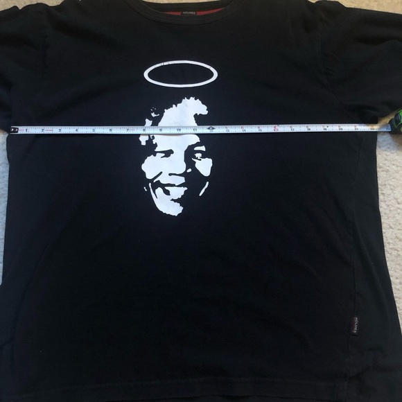 NELSON MANDELA Black Graphic TEE MADE IN SOUTH AFRICA Size XL HOLMES BROTHERS - Picture 7 of 10